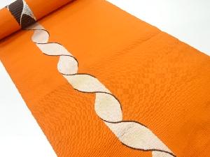 アンティーク　変わり縞模様織出し八寸帯地反物